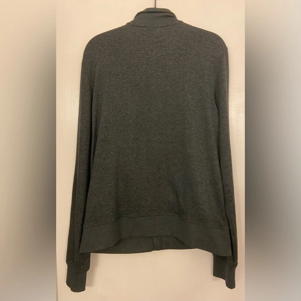 Vuori Dark Gray Zip-Up Jacket Size Medium